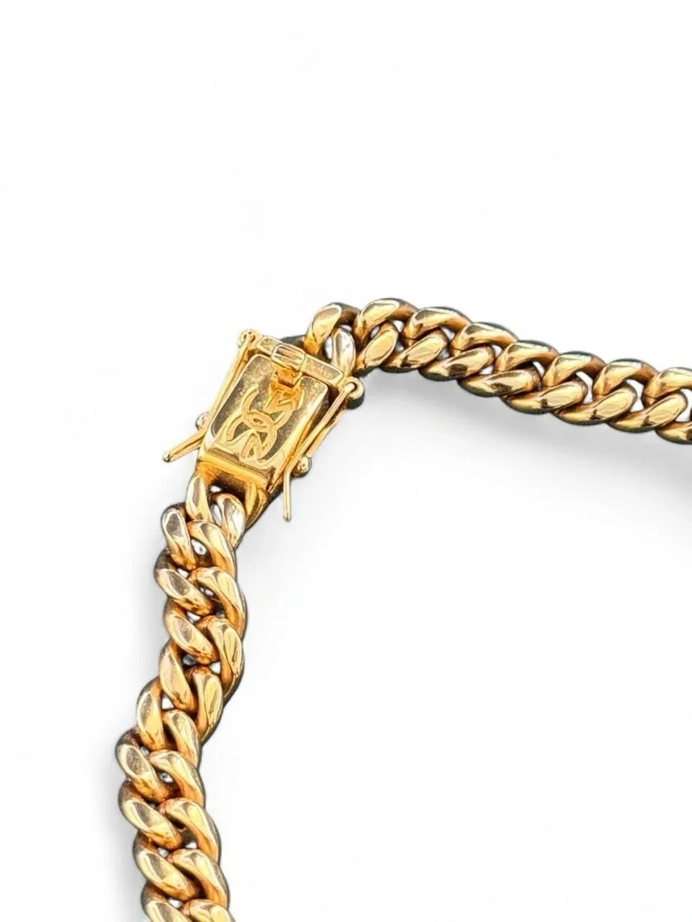 The Gold Gods Gold Miami Cuban Chain Necklace 22”